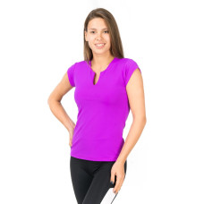 Женская беговая футболка цвета фуксия