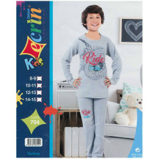 Пижама подростковая кашемир 8-14лет "EKRIN"